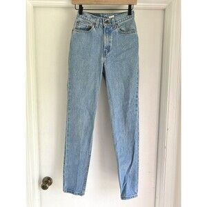 VTG Levis 512 Jeans Sz 3 Jr. Med Slim Fit Tapered Leg 100% cotton Light USA 90s